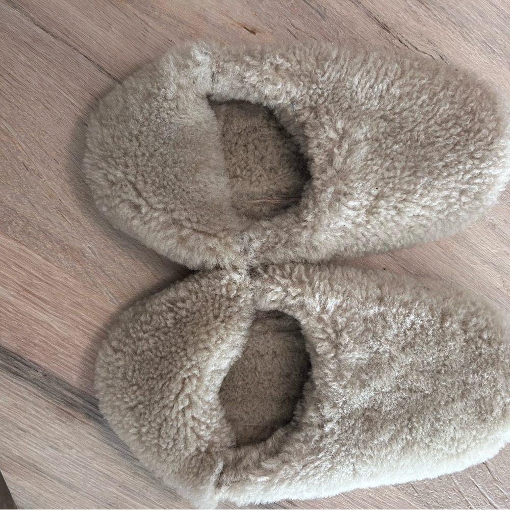 Jenni Kayne Shearling Morroccan Slipper